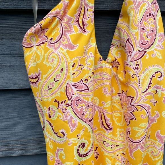 Sanctuary yellow one piece bathing suit size XS NWT - Picture 3 of 12